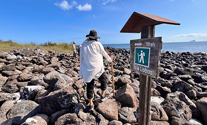 Recorrido de la isla Lobos.