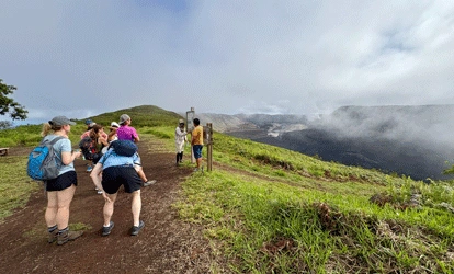 sendero a la mina de azufre.