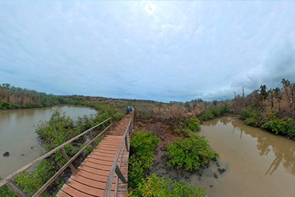 Route to Las Grietas.